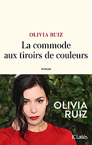 Jaquette La Commode aux tiroirs de couleurs d'Olivia Ruiz 180