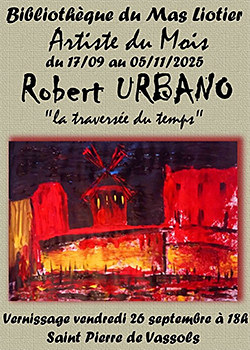 St Pierre de Vassols expo Roberto Urbano visuel