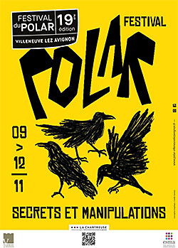 Affiche Festival du polar Villeuneuve 2023 Visuel