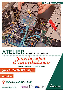 CDLI Bollene Sous le capot d'un ordinateur Visuel