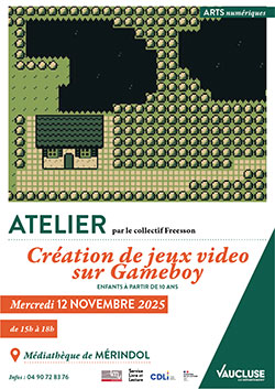 CDLI Merindol Creation de jeux video sur Gameboy Visuel