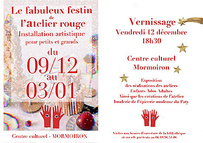 Mormoiron Le fabuleux festin de latelier rouge Visuel