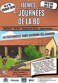 Saint Saturnin les avignon Festival BD 2026 Visuel