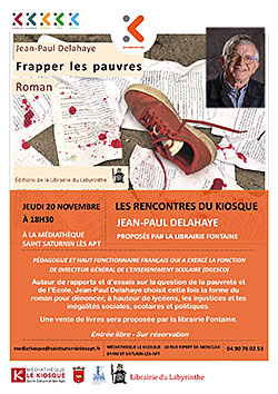 Saint Saturnin Les Apt Rencontre avec Jean Paul Delahaye Visuel