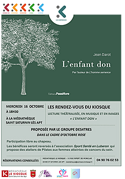 St Saturnin les apt L'enfant don Visuel