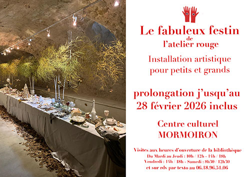 Mormoiron Le fabuleux destin de l'atelier rouge Visuel