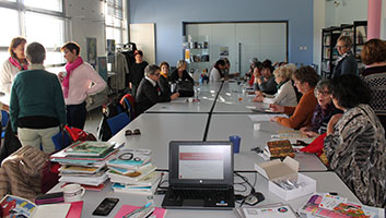 Lire et Faire Lire journee de presentation des auteurs nomades intro