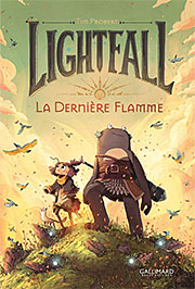 Lightfall tome 1 la derniere flamme Jaquette